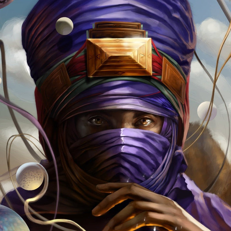 Tuareg | Odyssey and the Abyss - Art by JahbuPremium Canvas