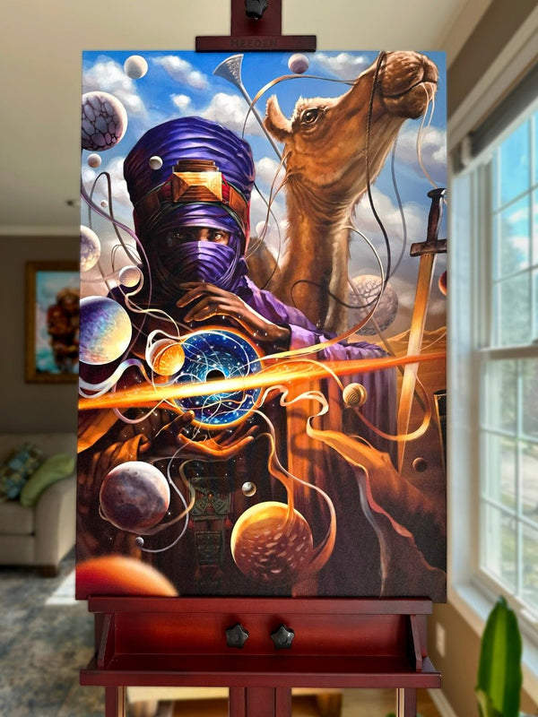 Tuareg | Odyssey and the Abyss - Art by JahbuPremium Canvas