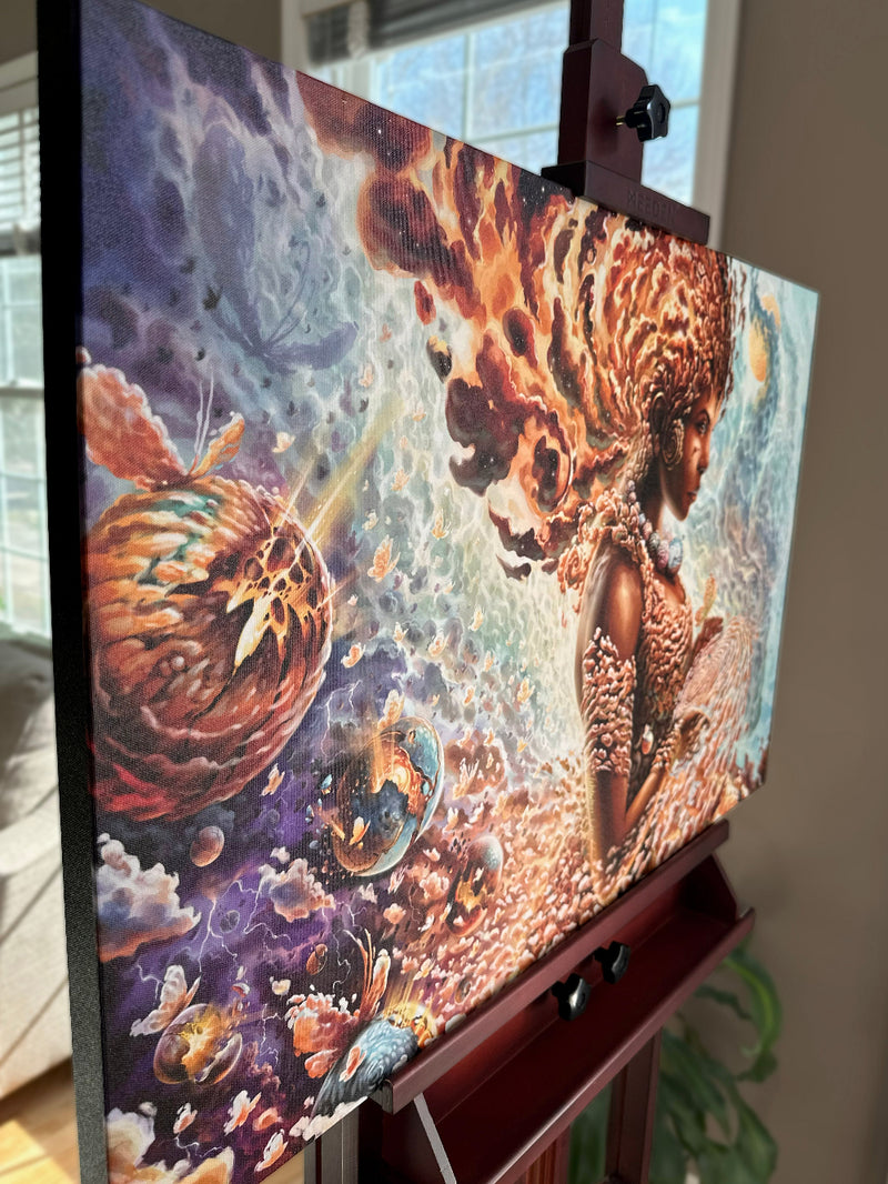 Oya | Goddess of Storms - Wall Canvas